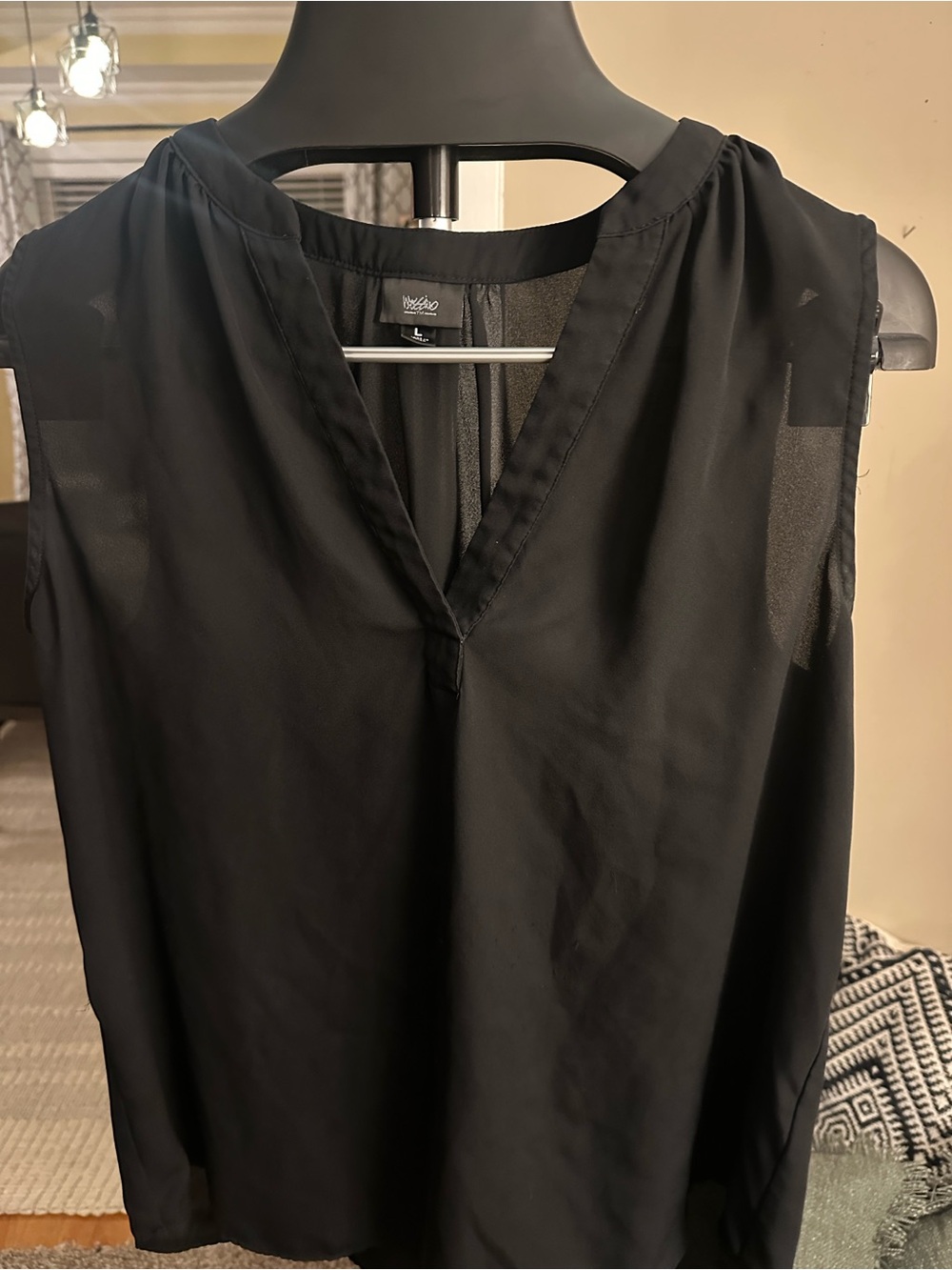 Sleeveless V-Neck Women's Top